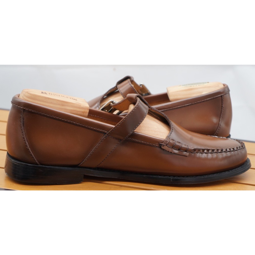 G.H. Bass Weejuns Mary Jane Loafers Brown Leather Women’s Size 11 - Picture 11 of 14